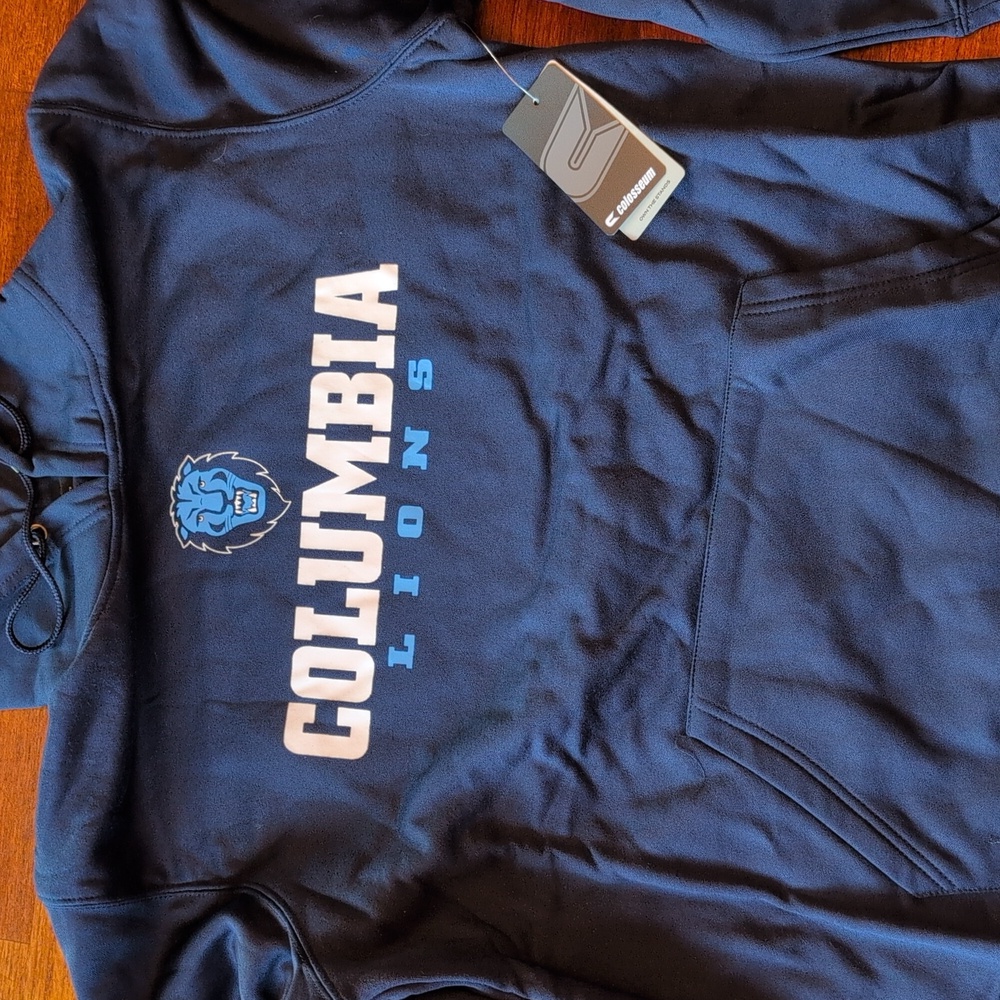 Colosseum Columbia University men's Xal sweatshirt hoodie blue